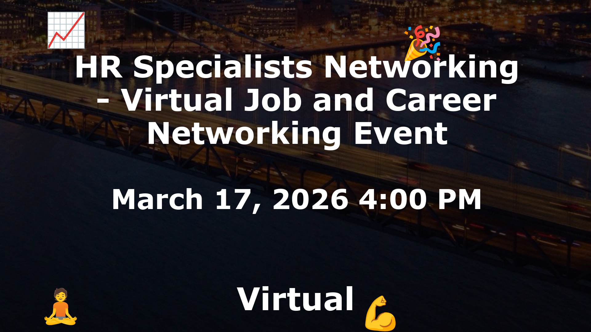 HR Specialists Networking - Virtual Job and Career Networking Event event image